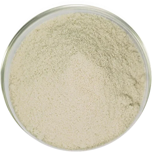 Ammonium sulphate powder in a glass dish